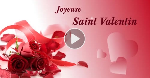 Carte Saint Valentin roses - CyberCartes.com