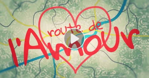 Carte La route de l'amour (carte du tendre) - CyberCartes.com