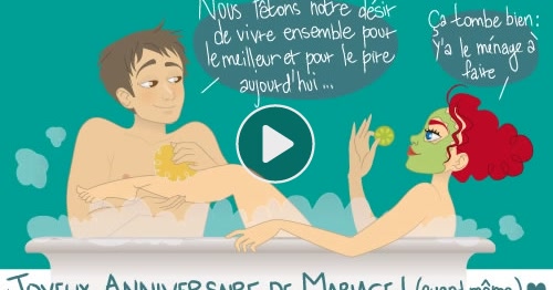 Carte Anniversaire De Mariage Cybercartes Com