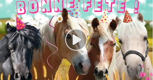 Carte Bonne Fete Poney Cybercartes Com