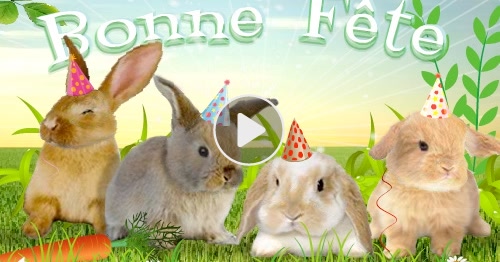 Carte Bonne Fete Lapin Cybercartes Com