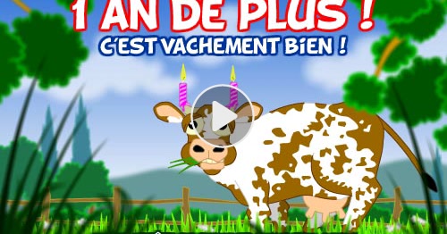 Carte Un Anniversaire Vache Cybercartes Com