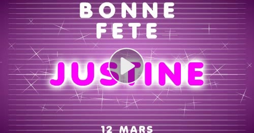 Carte Bonne Fete Justine Cybercartes Com