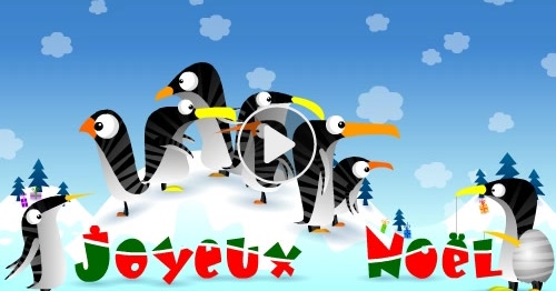 Carte La Famille Pingouin Fete Noel Cybercartes Com