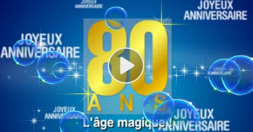 Carte 80 Ans L Age Magique Cybercartes Com