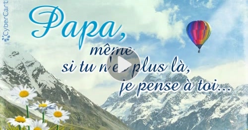 Carte Papa Je Pense A Toi Cybercartes Com