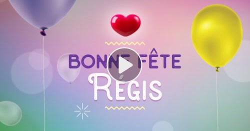 Carte Célébration spéciale pour Régis ! - CyberCartes.com
