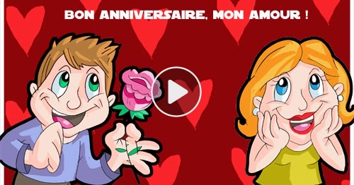 Carte Bon Anniversaire Mon Amour Cybercartes Com