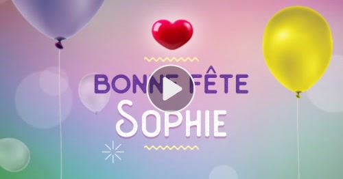 6 Cartes Virtuelles Sophie